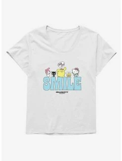 Best Pirce 😍 Hello Kitty & Friends Smile 👧 Girls T-Shirt Plus Size 🤩 -Cheap Sanrio Store 19623002 hi