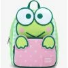 Deals ✨ Loungefly Keroppi 3D Gingham Mini 🎒 Backpack 🔥 -Cheap Sanrio Store 19719186 hi