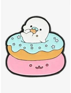 Best deal ๐ฅ Mamegoma Donut Enamel Pin ๐