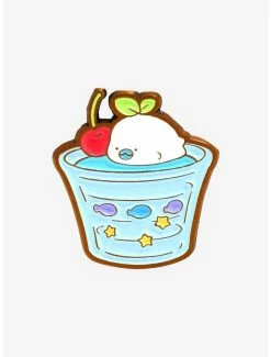 Coupon 😉 Mamegoma Cherry Drink Enamel Pin 😉