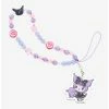 Hot Sale 😍 Kuromi & Baku Beaded Phone Charm 😍 -Cheap Sanrio Store 19900092 hi