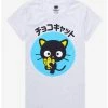 Flash Sale 🔥 Chococat Fish Boyfriend Fit 👧 Girls T-Shirt ❤️ -Cheap Sanrio Store 19980510 hi