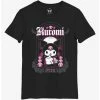 Top 10 😉 Kuromi Bat Boyfriend Fit 👧 Girls T-Shirt ❤️