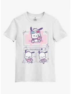 Outlet 🎉 Pochacco Selfie Boyfriend Fit 👧 Girls T-Shirt 😀