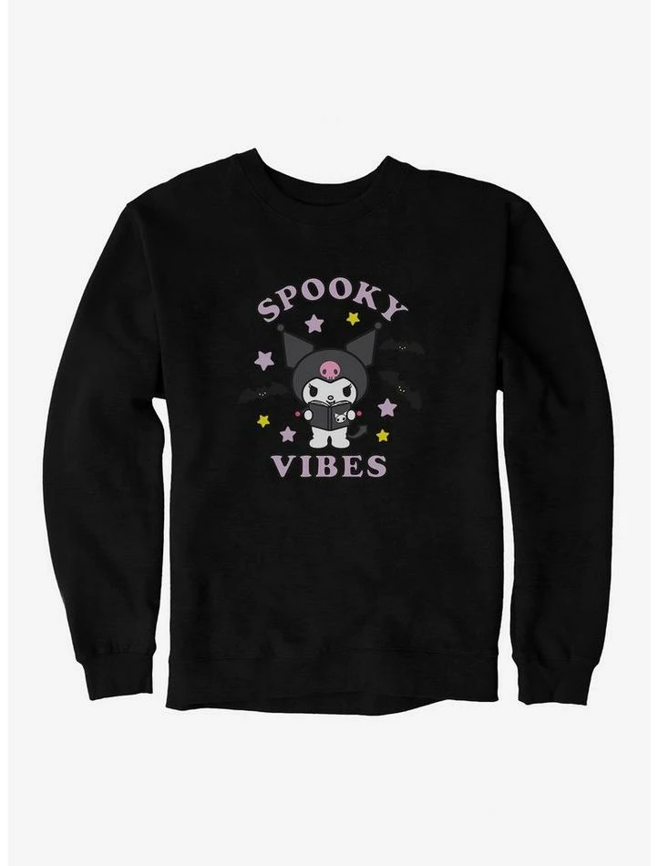 Cheap ⌛ Kuromi Spooky Vibes Sweatshirt 🎉 3 Cheap ⌛ Kuromi Spooky Vibes Sweatshirt 🎉