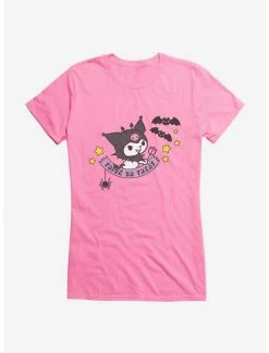 Promo 😀 Kuromi 🎃 Halloween Bats 👧 Girls T-Shirt ✔️ -Cheap Sanrio Store 20034199 hi