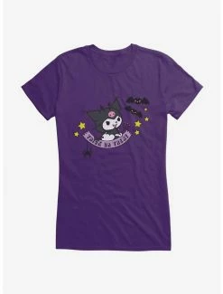 Promo 😀 Kuromi 🎃 Halloween Bats 👧 Girls T-Shirt ✔️ -Cheap Sanrio Store 20034269 hi
