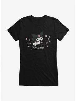 Best Pirce 🌟 Kuromi 🧛 Halloween Flying 👧 Girls T-Shirt 🎁 -Cheap Sanrio Store 20034283 hi