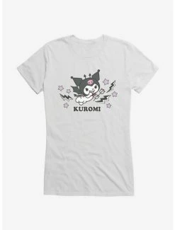 Best Pirce 🌟 Kuromi 🧛 Halloween Flying 👧 Girls T-Shirt 🎁 -Cheap Sanrio Store 20034297 hi