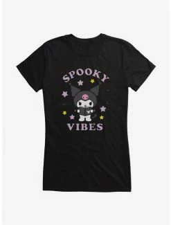 Best reviews of ✔️ Kuromi 💀 Halloween Spooky Vibes 👧 Girls T-Shirt 😀 -Cheap Sanrio Store 20034325 hi 1