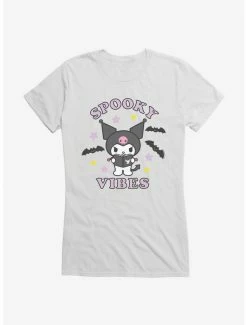 Best reviews of ✔️ Kuromi 💀 Halloween Spooky Vibes 👧 Girls T-Shirt 😀 -Cheap Sanrio Store 20034339 hi