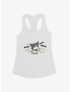 Best Pirce 😉 Kuromi 🎃 Halloween Stars and Bats 👧 Girls Tank 🔔