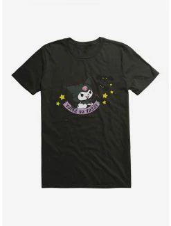 Outlet 🎉 Kuromi 🎃 Halloween Bats T-Shirt 🔔 -Cheap Sanrio Store 20034577 hi