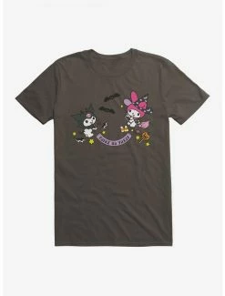 Best deal 🔔 My Melody And Kuromi 🦇 Halloween All Together T-Shirt 😉 -Cheap Sanrio Store 20034775 hi