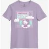 Buy 🎁 Hello Kitty Kawaii Arcade Boyfriend Fit 👧 Girls T-Shirt 🥰 -Cheap Sanrio Store 20048361 hi