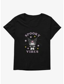 Deals 👏 Kuromi 🎃 Halloween Spooky Vibes 👧 Girls T-Shirt Plus Size 🎁