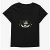 Best Sale ⭐ Kuromi 🎃 Halloween Stars and Bats 👧 Girls T-Shirt Plus Size ✨ -Cheap Sanrio Store 20071387 hi