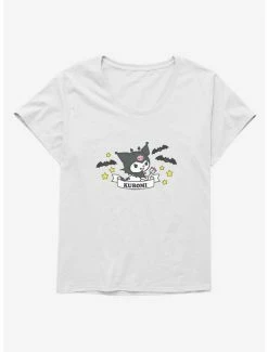 Best Sale ⭐ Kuromi 🎃 Halloween Stars and Bats 👧 Girls T-Shirt Plus Size ✨ -Cheap Sanrio Store 20071396 hi