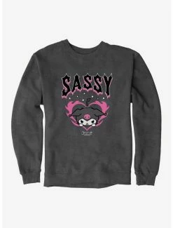 Hot Sale ✔️ Kuromi Sassy Sweatshirt 🔥 -Cheap Sanrio Store 20080031 hi