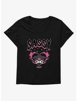 Outlet 🎁 Kuromi Sassy 👧 Girls T-Shirt Plus Size 👍 -Cheap Sanrio Store 20080144 hi