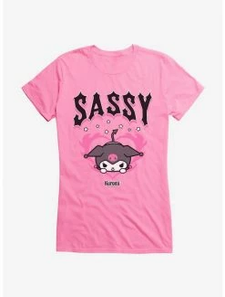 Cheapest 😀 Kuromi Sassy 👧 Girls T-Shirt 👍 -Cheap Sanrio Store 20080194 hi