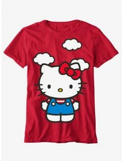 Hot Sale ๐ Hello Kitty Jumbo Double-Sided Boyfriend Fit ๐ง Girls T-Shirt โญ