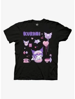 Brand new 🎉 Kuromi Sleepover Boyfriend Fit 👧 Girls T-Shirt 💯