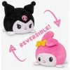 Best Sale 🎉 My Melody & Kuromi Reversible Plush 👍 -Cheap Sanrio Store 20122291 hi