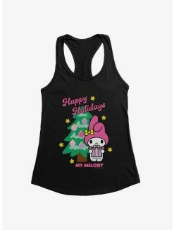 Flash Sale ✨ My Melody Happy Holidays 🎄 Christmas Tree 👧 Girls Tank 🔥 -Cheap Sanrio Store 20256658 hi