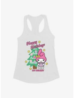 Flash Sale ✨ My Melody Happy Holidays 🎄 Christmas Tree 👧 Girls Tank 🔥 -Cheap Sanrio Store 20256665 hi 1