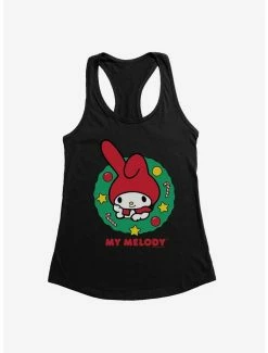 Buy ✔️ My Melody Happy Holidays 🎅 Christmas Wreath 👧 Girls Tank ✔️ -Cheap Sanrio Store 20256672 hi