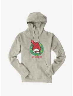New 😍 My Melody Happy Holidays 🎄 Christmas Wreath Hoodie ❤️ -Cheap Sanrio Store 20256707 hi