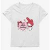 New ✨ My Melody Happy Holidays Heart 👧 Girls T-Shirt Plus Size 👍