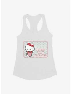 Cheap ❤️ Hello Kitty Cutest Ugly ❄ Christmas 👧 Girls Tank 😉 -Cheap Sanrio Store 20258709 hi
