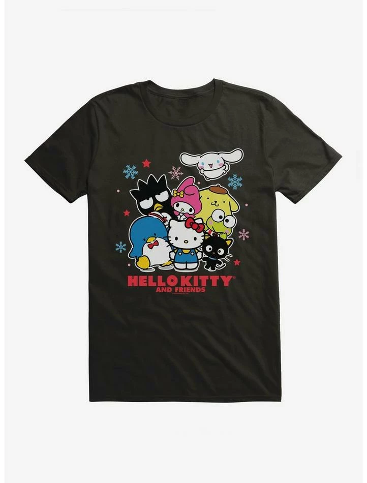 Outlet ⌛ Hello Kitty and Friends Snowflakes T-Shirt 🛒 5 Outlet ⌛ Hello Kitty and Friends Snowflakes T-Shirt 🛒 - Image 3
