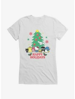 Outlet 😍 Hello Kitty and Friends Happy Holidays 👧 Girls T-Shirt ⌛ -Cheap Sanrio Store 20259722 hi