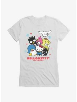 Top 10 🌟 Hello Kitty and Friends Snowflakes 👧 Girls T-Shirt ✨ -Cheap Sanrio Store 20259736 hi