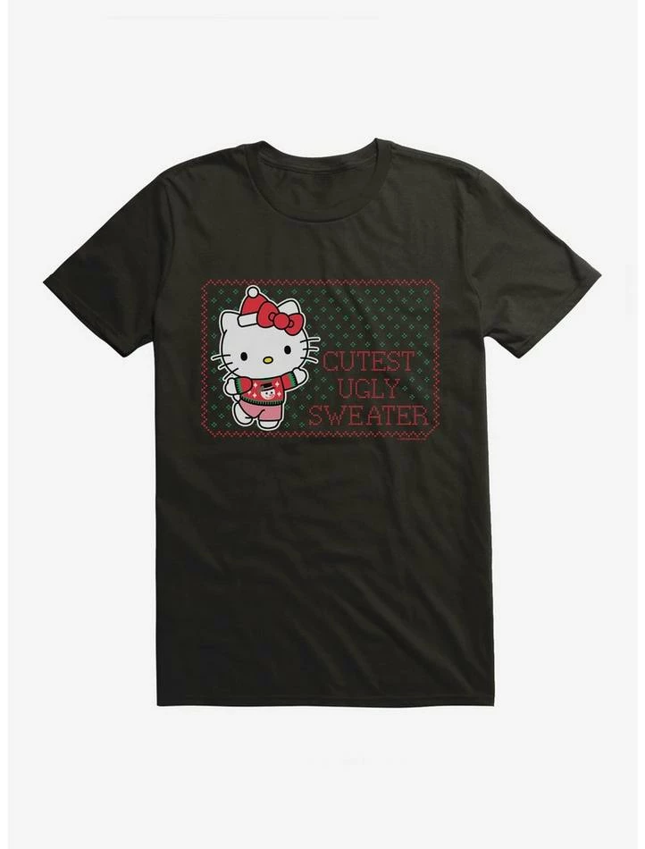 Flash Sale ✔️ Hello Kitty Cutest Ugly 🎅 Christmas T-Shirt ⭐ 5 Flash Sale ✔️ Hello Kitty Cutest Ugly 🎅 Christmas T-Shirt ⭐ - Image 3