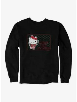 Cheap 😀 Hello Kitty Cutest Ugly ❄ Christmas Sweatshirt ⭐