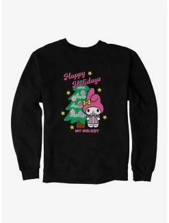 Flash Sale 👏 My Melody Happy Holidays ❄ Christmas Tree Sweatshirt 💯 -Cheap Sanrio Store 20262095 hi