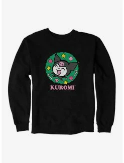Deals ✨ Kuromi 🔔 Christmas Wreath Sweatshirt ⌛ -Cheap Sanrio Store 20264571 hi