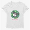 Coupon 🎁 Kuromi 🎁 Christmas Wreath 👧 Girls T-Shirt Plus Size ✔️