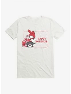 Hot Sale 🌟 My Melody & Kuromi Holiday Presents Ugly 🔔 Christmas T-Shirt 🤩 -Cheap Sanrio Store 20268030 hi