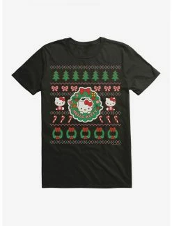 Cheap 🥰 Hello Kitty Ugly ❄ Christmas Pattern T-Shirt 💯 -Cheap Sanrio Store 20293492 hi